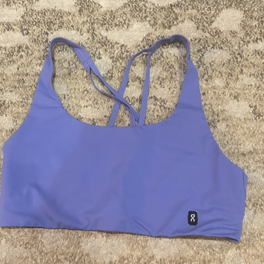ON RUNNING Women's Purple Sports Bra - Picture 2 of 2